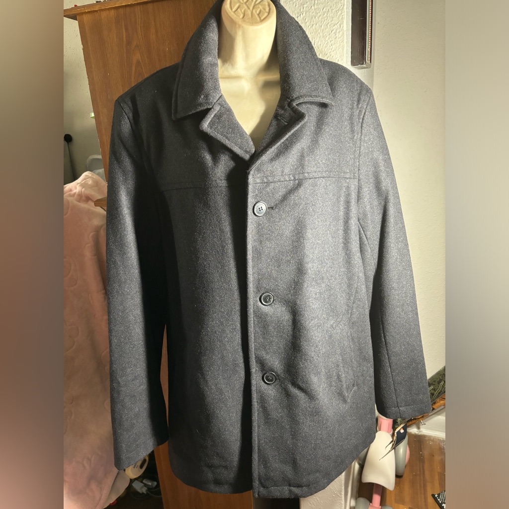 Men Docker Wool Jacket Large